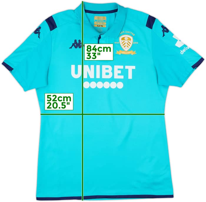 2019-20 Leeds United Centenary Kappa Polo Shirt - 8/10 - (XL)