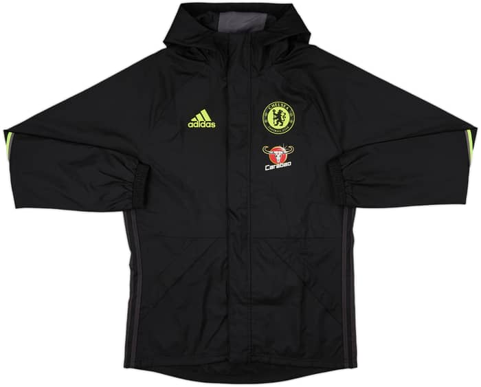 2016-17 Chelsea adidas Hooded Rain Jacket - 10/10 - (S)