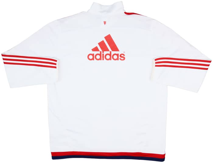 2015-16 Manchester United adidas 1/4 Zip Drill Top - 6/10 - (XL)