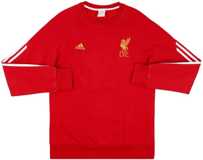 2007-08 Liverpool adidas Sweat Top - 9/10 - (M)