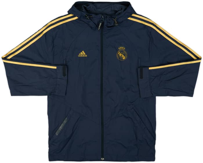 2009-10 Real Madrid adidas Hooded Rain Jacket - 7/10 - (M)