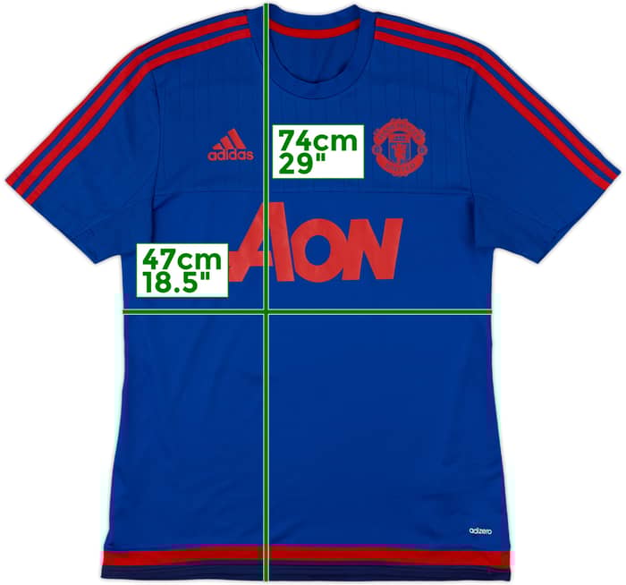 2015-16 Manchester United adidas Training Shirt - 8/10 - (M)
