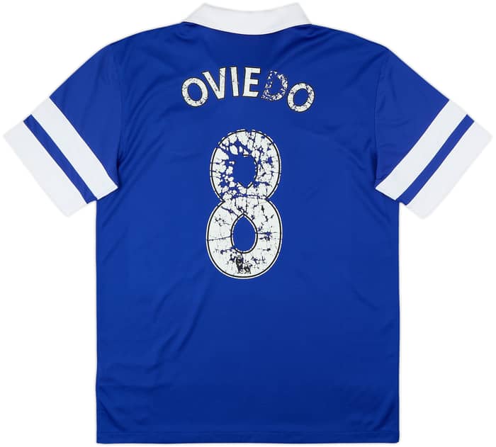 2013-14 Everton Home Shirt Oviedo #8 - 4/10 - (M)