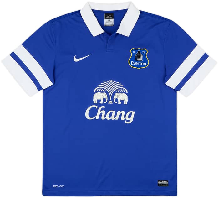 2013-14 Everton Home Shirt Oviedo #8 - 4/10 - (M)