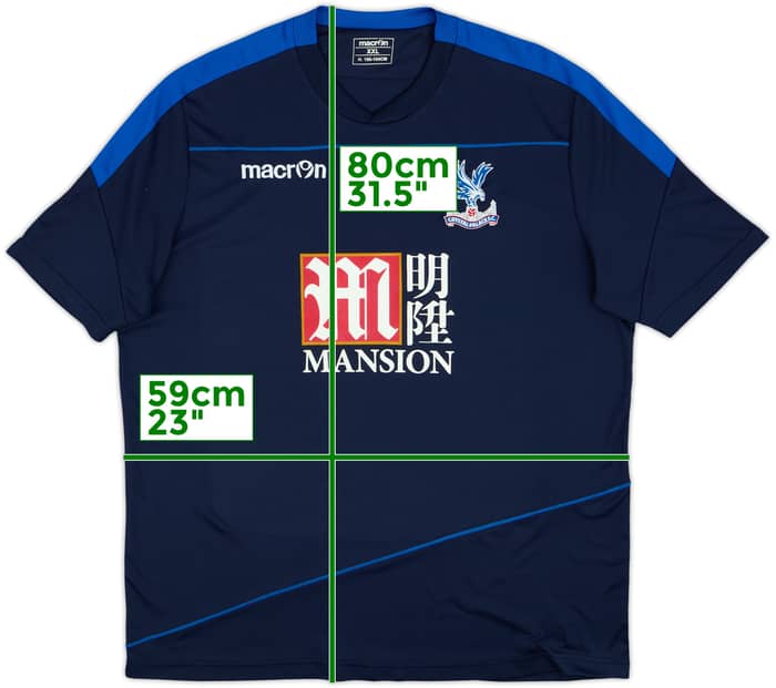 2015-16 Crystal Palace Macron Training Shirt - 8/10 - (XXL)