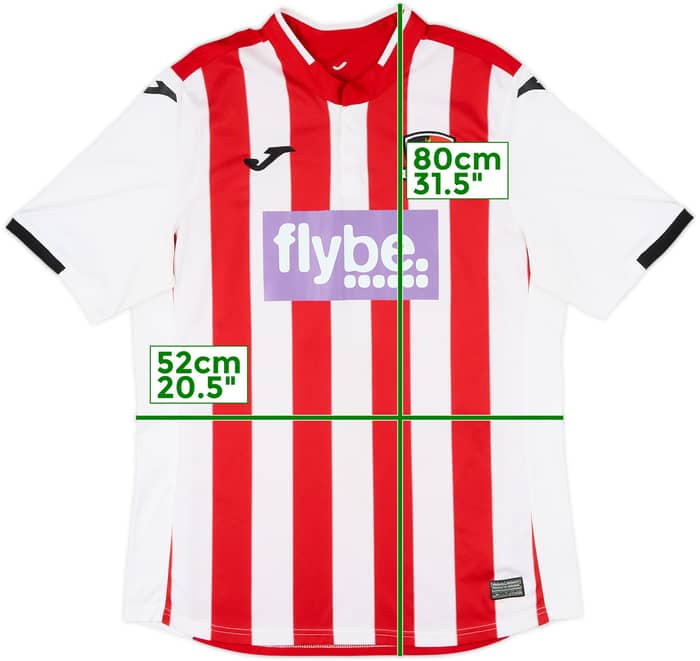 2019-20 Exeter City Home Shirt - 7/10 - (L)