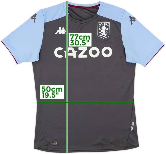 2020-21 Aston Villa Kappa Training Shirt - 7/10 - (L)