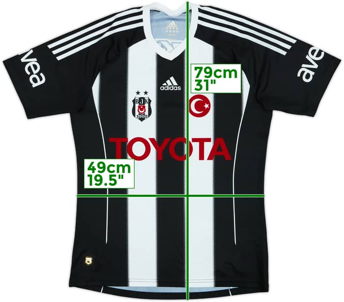 2011-12 Besiktas Basic Away Shirt - 7/10 - (M)