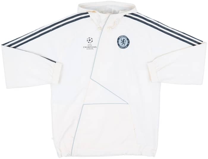 2009-10 Chelsea CL adidas Hooded Track Jacket - 6/10 - (S)