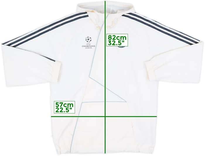2009-10 Chelsea CL adidas Hooded Track Jacket - 6/10 - (S)