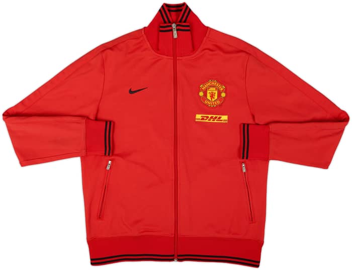 2013-14 Manchester United Nike Track Jacket - 8/10 - (XL)