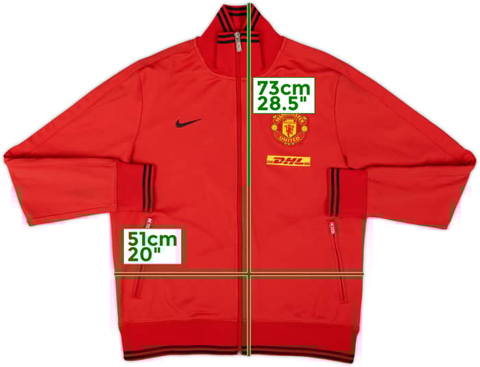 2013-14 Manchester United Nike Track Jacket - 8/10 - (XL)