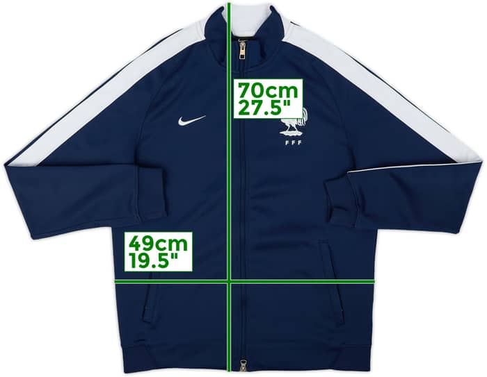 2014-15 France Nike Track Jacket - 8/10 - (L)