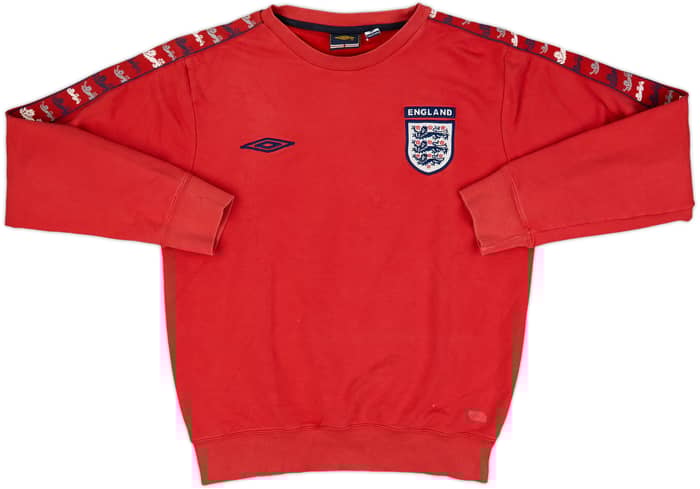 2006-08 England Umbro Sweat Top - 6/10 - (M)
