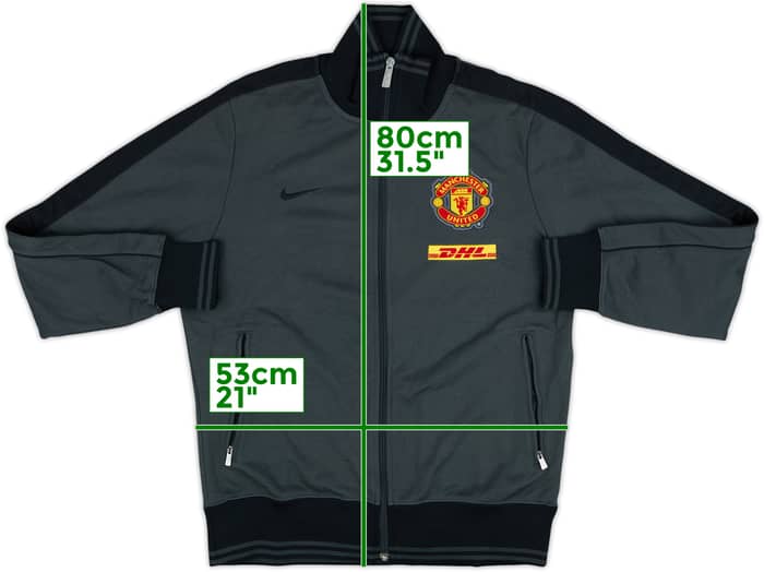 2012-13 Manchester United Nike N98 Track Jacket - 8/10 - (L)