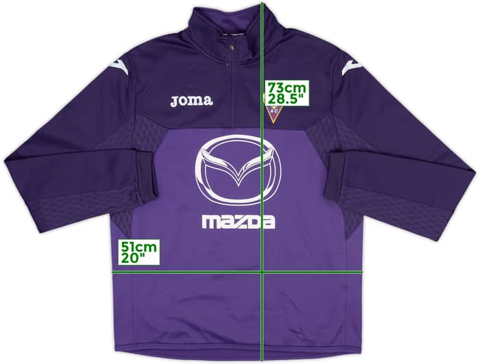 2012-13 Fiorentina Joma 1/4 Zip Sweat Top - 10/10 - (M)