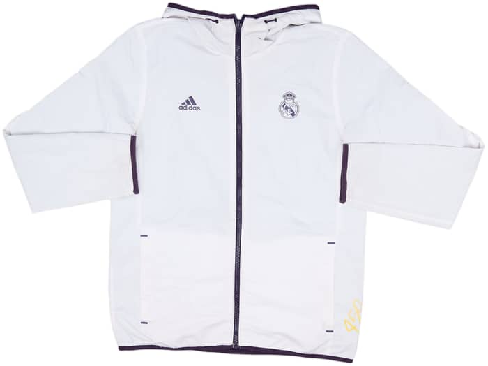 2010-11 Real Madrid adidas Reversible Hooded Track Jacket - 5/10 - (M)