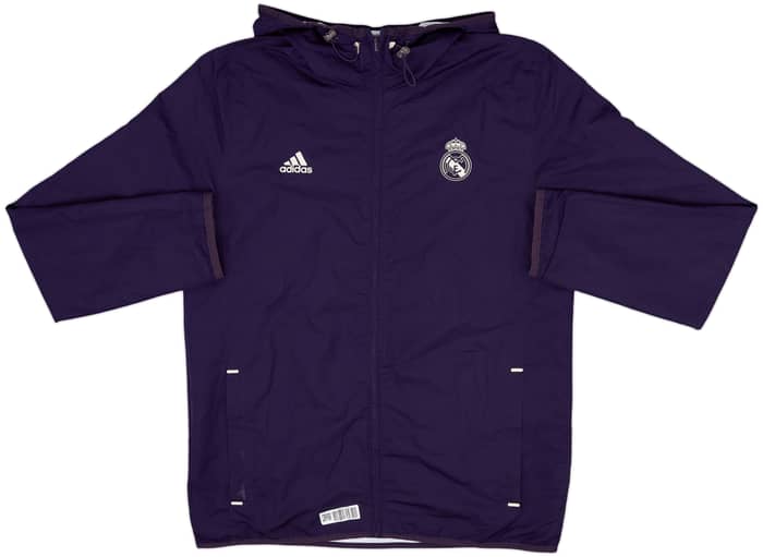 2010-11 Real Madrid adidas Reversible Hooded Track Jacket - 5/10 - (M)