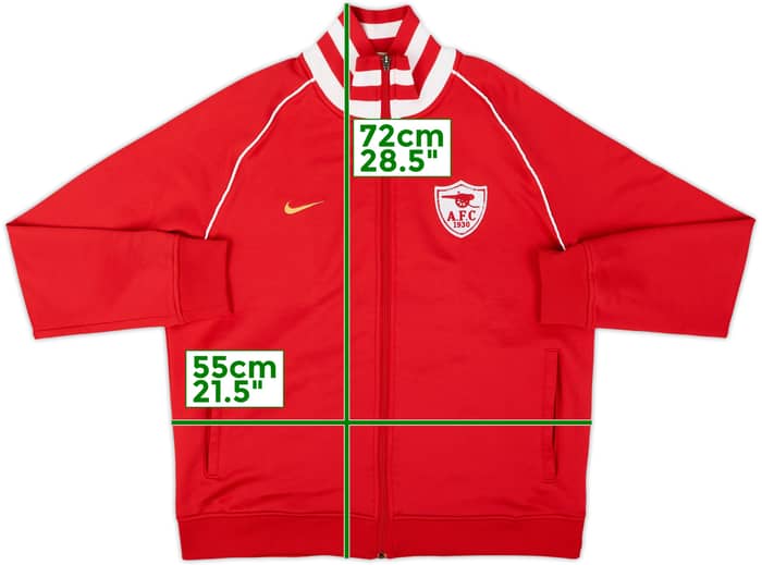 2007-08 Arsenal Nike Heritage Track Jacket - 7/10 - (L)