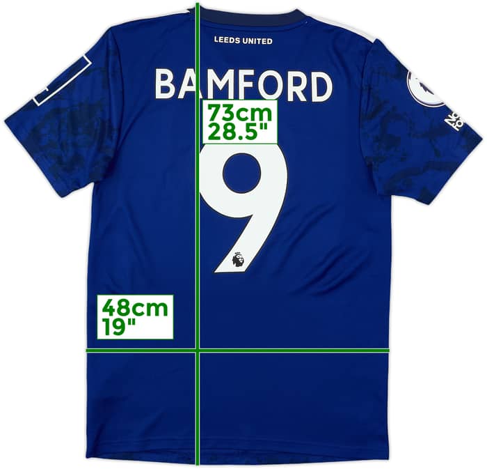 2021-22 Leeds United Away Shirt Bamford #9 - 9/10 - (S)