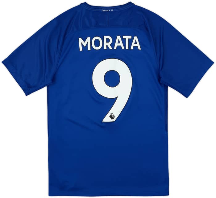 2017-18 Chelsea Home Shirt Morata #9 - 8/10 - (S)
