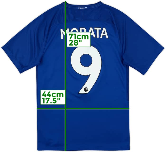2017-18 Chelsea Home Shirt Morata #9 - 8/10 - (S)