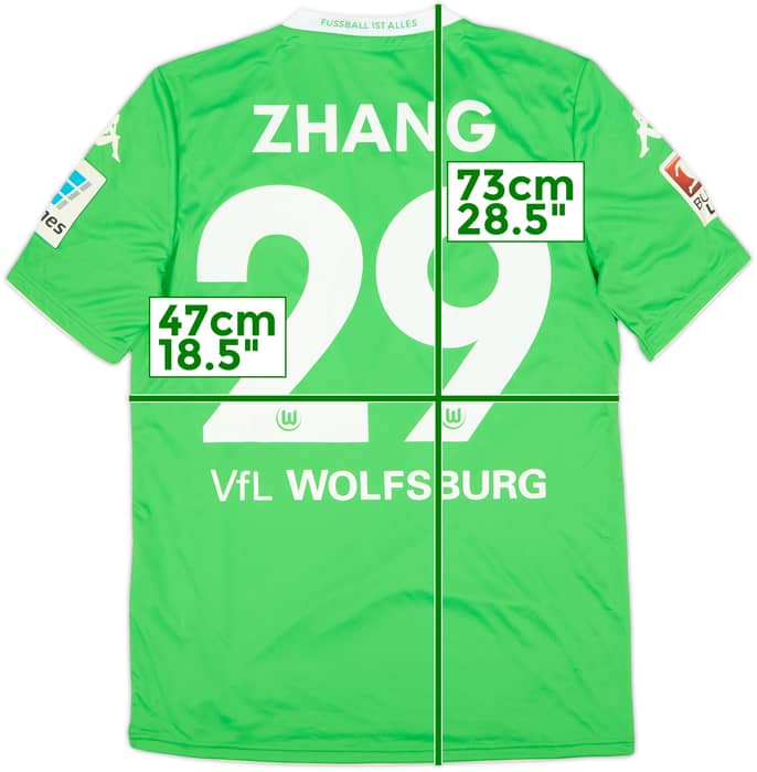 2014-15 Wolfsburg Home Shirt Zhang #29 (M)
