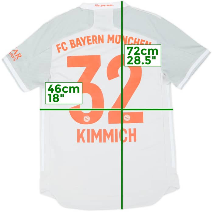 2020-21 Bayern Munich Authentic Away Shirt Kimmich #32 - 7/10 - (S)
