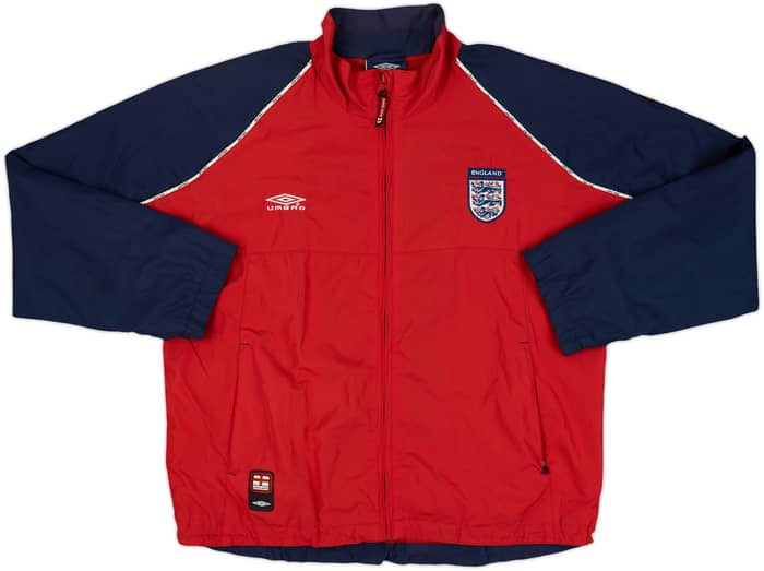 2000-02 England Umbro Track Jacket - 9/10 - (S)