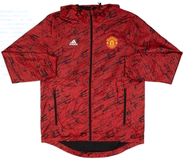 2016-17 Manchester United adidas Hooded Track Jacket - 8/10 - (M)