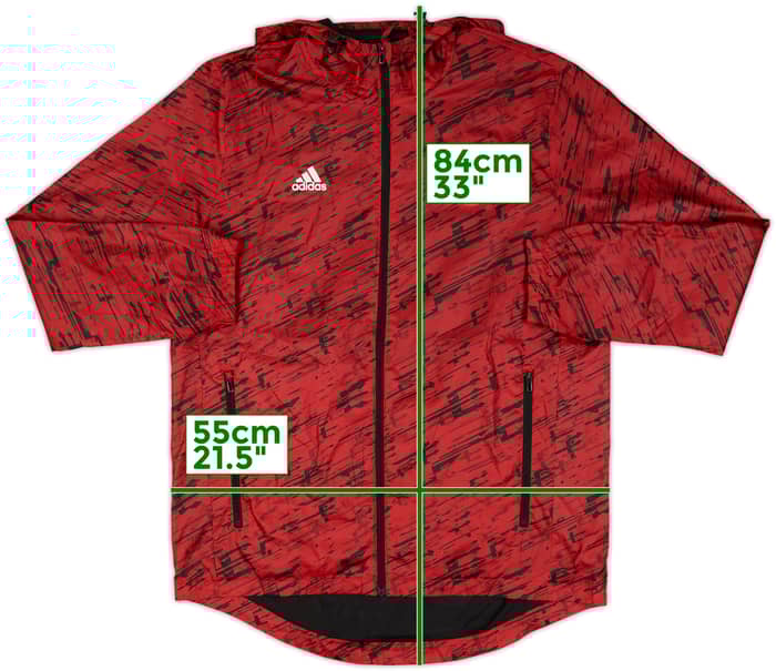 2016-17 Manchester United adidas Hooded Track Jacket - 8/10 - (M)