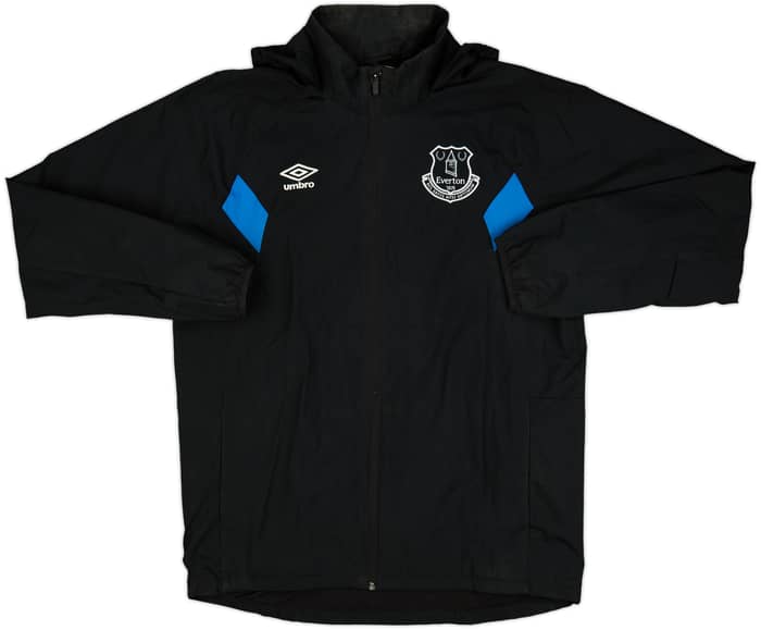 2017-18 Everton Umbro Hooded Rain Jacket - 7/10 - (L)