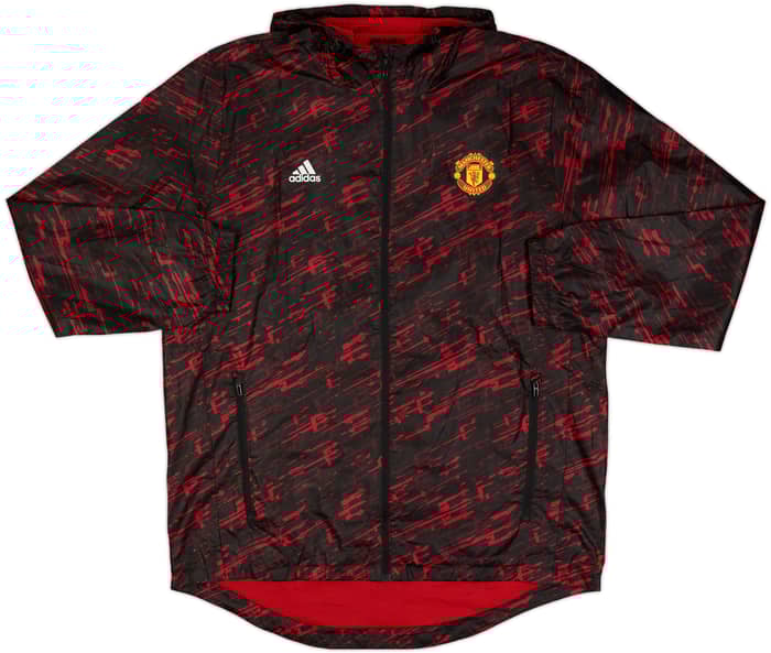 2016-17 Manchester United adidas Hooded Track Jacket - 10/10 - (L)