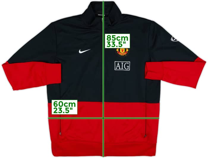 2009-10 Manchester United Nike Track Jacket - 8/10 - (XL)