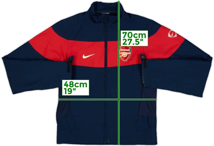 2009-10 Arsenal Nike Track Jacket - 6/10 - (S)