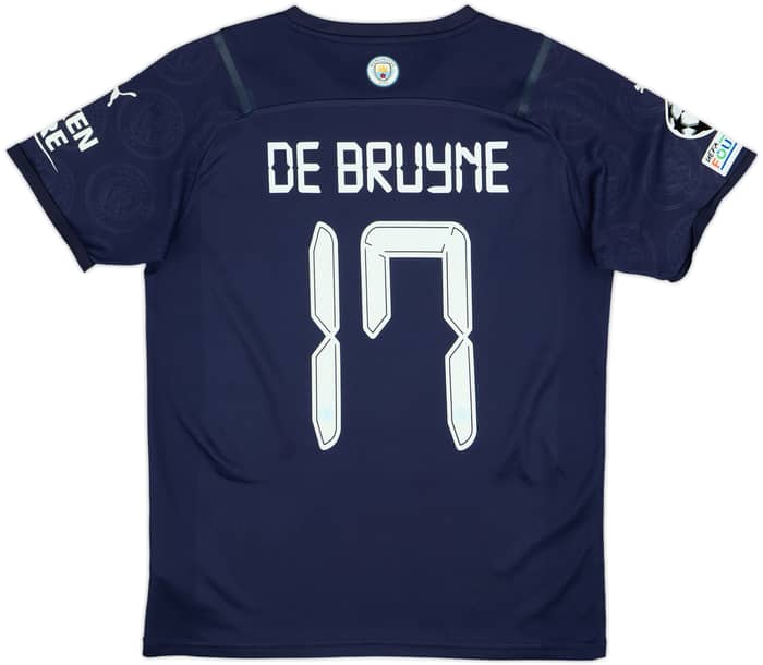 2021-22 Manchester City Third Shirt De Bruyne #17 - 7/10 - (M)