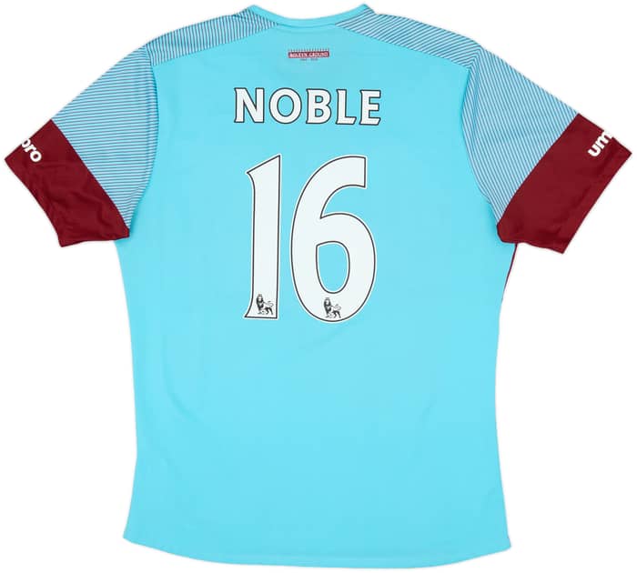 2015-16 West Ham Away Shirt Noble #16 - 8/10 - (L)