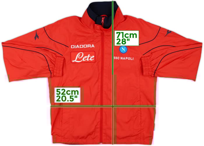 2007-08 Napoli Diadora Track Jacket - 10/10 - (XS)