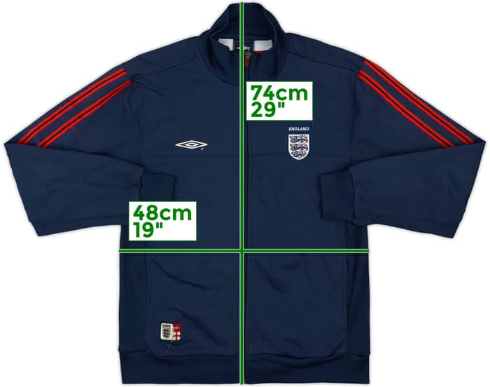 2002-04 England Umbro Track Jacket - 7/10 - (S)