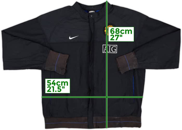 2008-09 Manchester United Nike Track Jacket - 6/10 - (M)