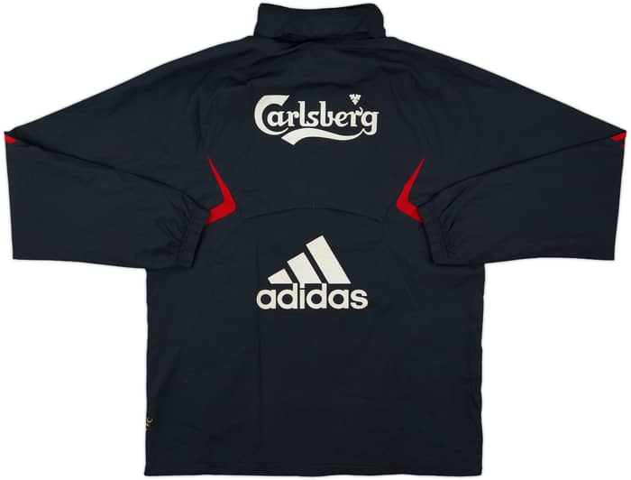 2009-10 Liverpool adidas Hooded Rain Jacket - 8/10 - (M)