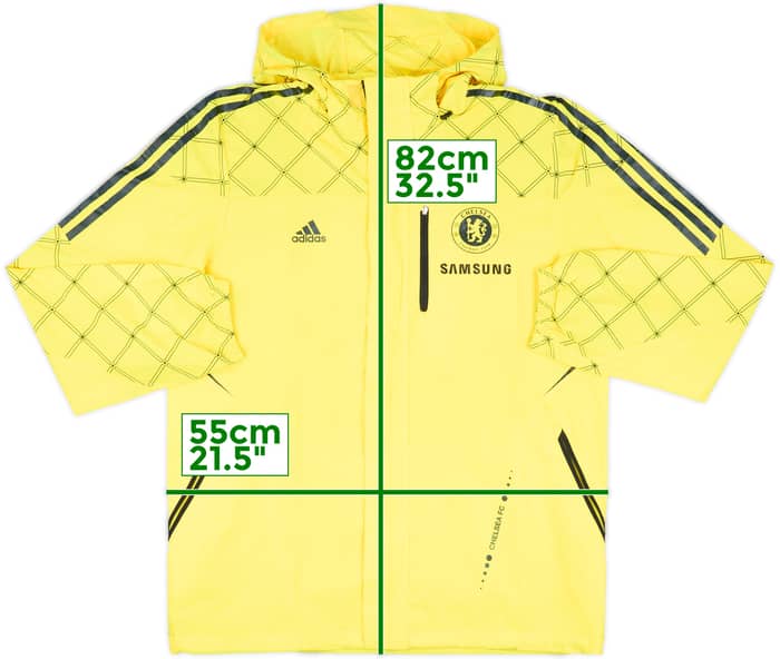 2010-11 Chelsea adidas Hooded Rain Jacket - 7/10 - (L)