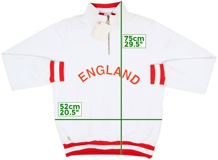 2010-11 England Umbro 1/4 Zip Drill Top (L)