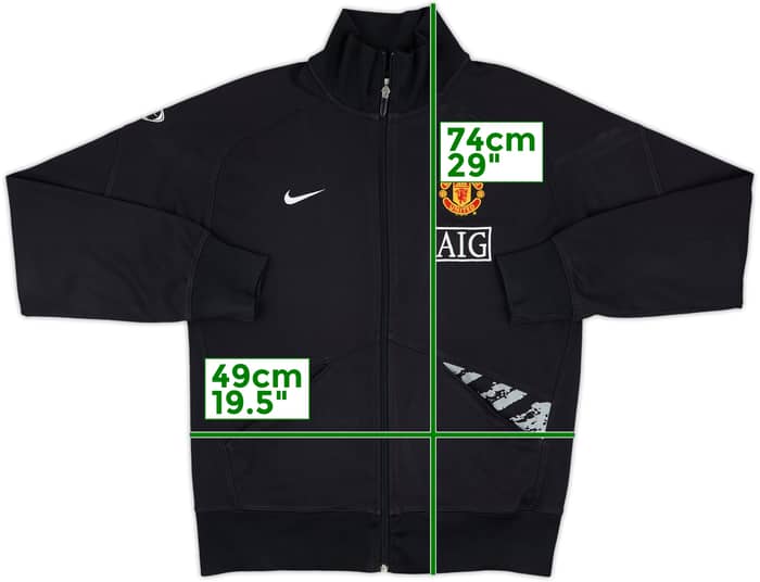 2007-08 Manchester United Nike Track Jacket - 6/10 - (M)