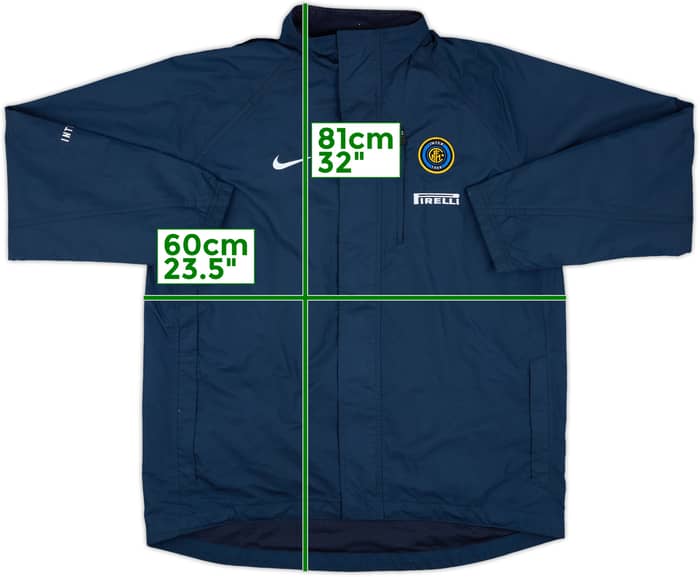 2005-06 Inter Milan Nike Hooded Rain Coat - 8/10 - (M)