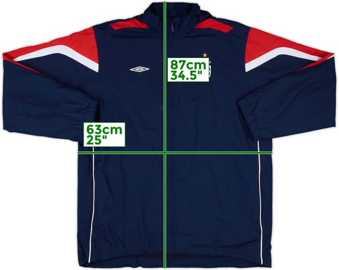 2006-08 England Umbro Hooded Rain Jacket - 7/10 - (XL)