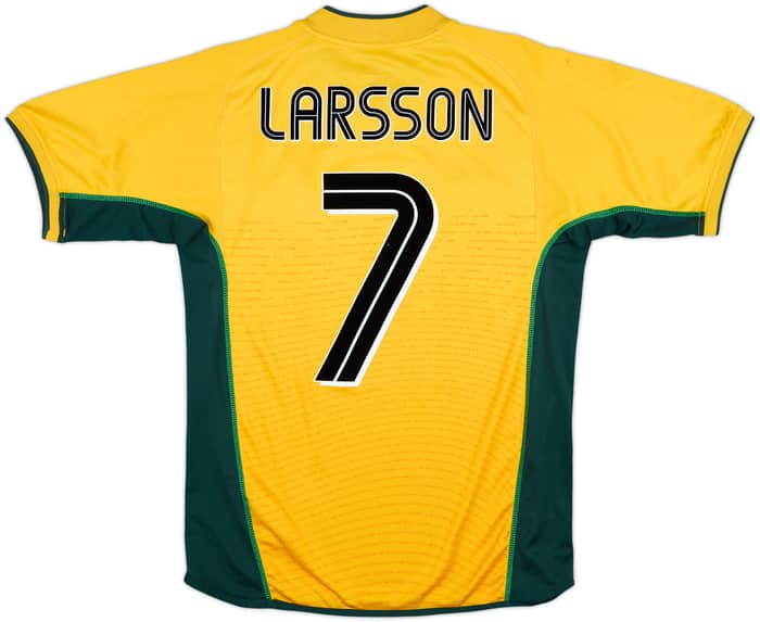 2002-03 Celtic Away Shirt Larsson #7 - 9/10 - (S)