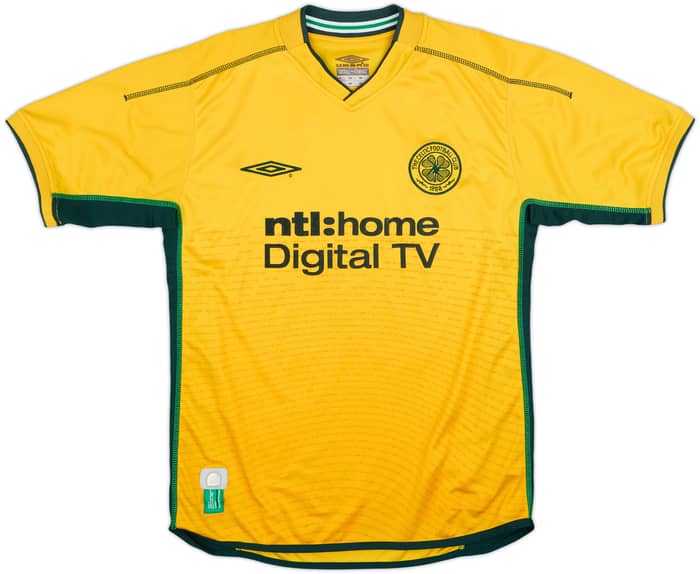 2002-03 Celtic Away Shirt Larsson #7 - 9/10 - (S)