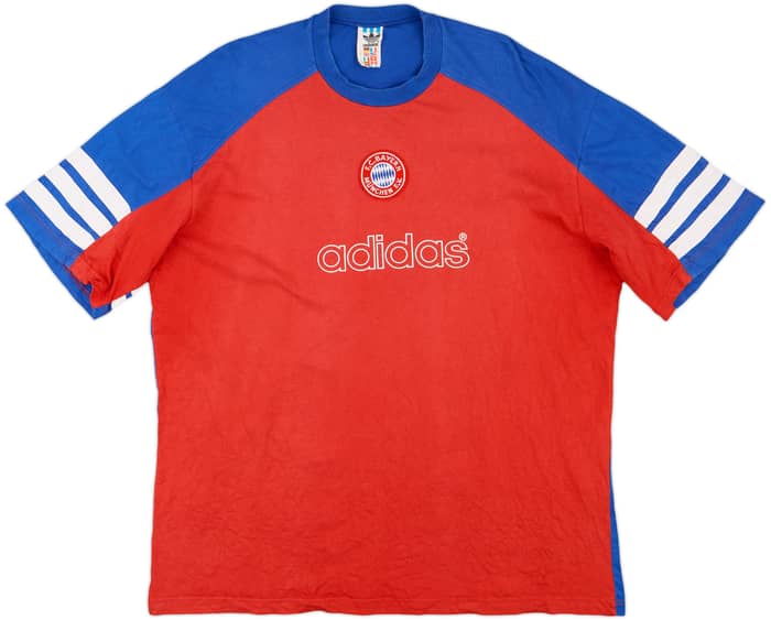 1995-96 Bayern Munich adidas Cotton Tee - 7/10 - (L)