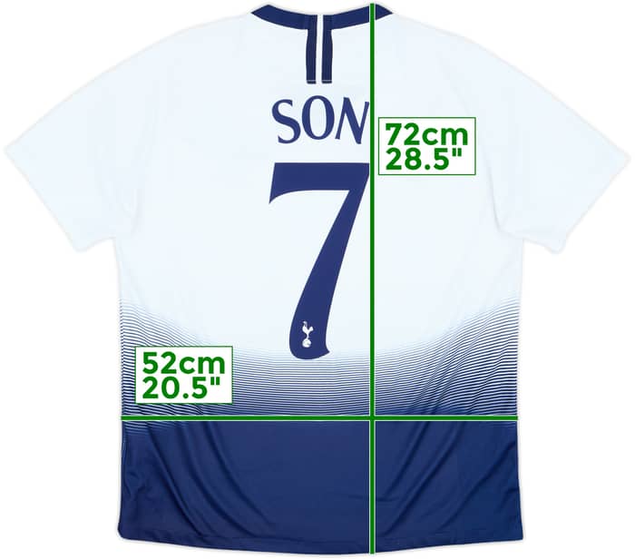 2018-19 Tottenham Home Shirt Son #7 - 7/10 - (M)